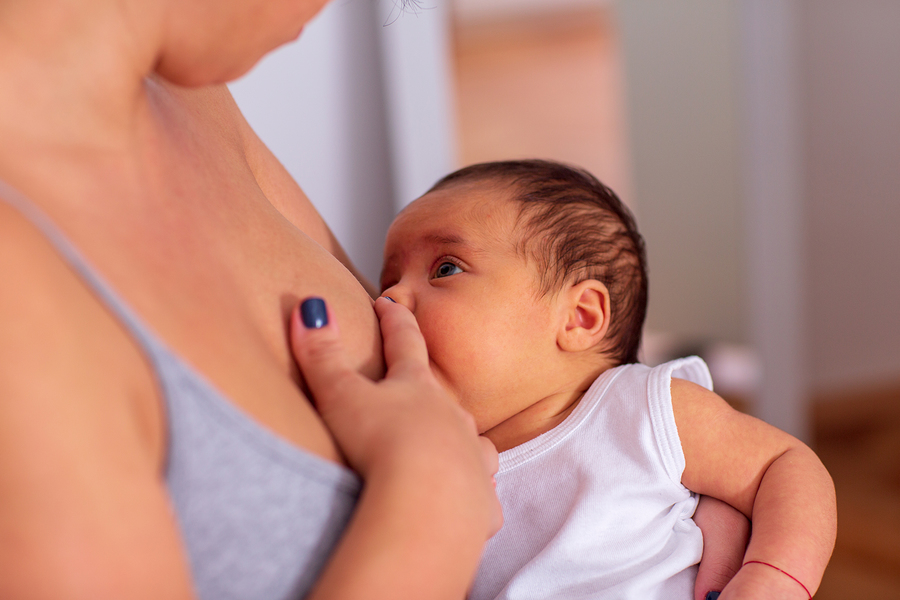 Breastfeeding mother.